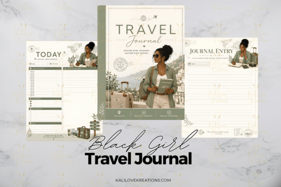 Download Black Girl Travel Journal - Premium Bundle
