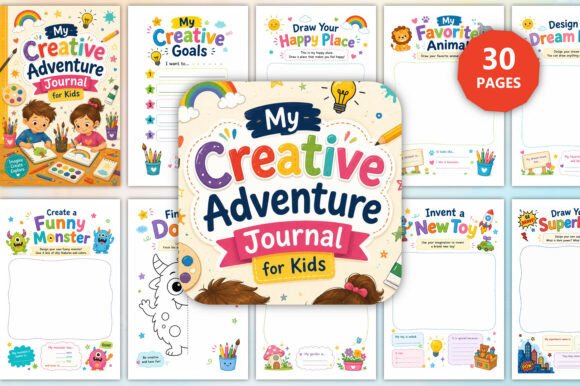 Download My Creative Adventure Journal for Kids - Premium Bundle