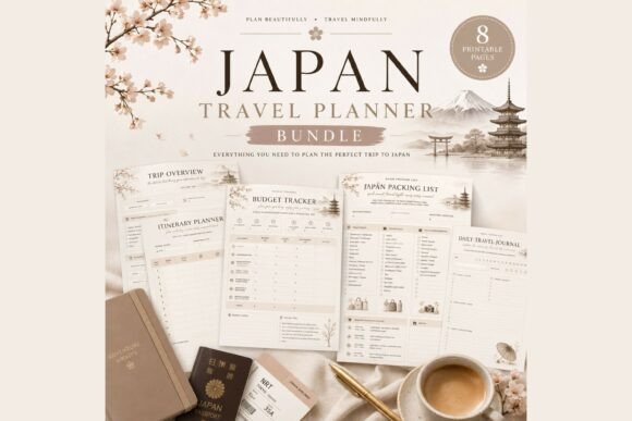 Download Japan Travel Planner Bundle - Travel planner Collection
