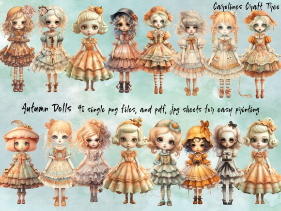 Download Autumn Doll Cutouts - Cutouts Collection